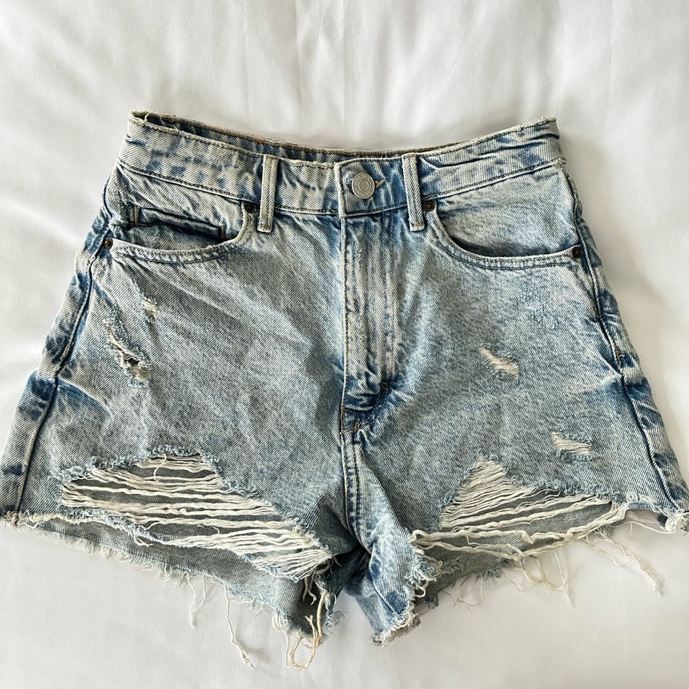 Blue Zara Denim Shorts